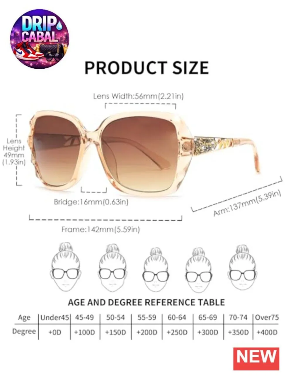 Bifocal Reading Sunglasses for Women Oversized Square Sun Readers Outdoor UV400